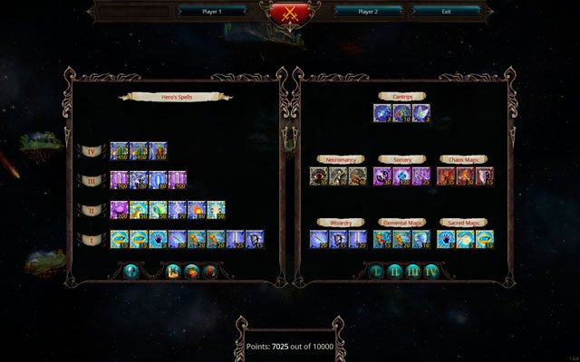 The complete summary of all spells is easily available to all players - simply select multiplayer in main menu, move to the hot seat mode and open the spells tab (see above) - Introduction - Magic - Eador: Masters of the Broken World - Game Guide and Walkthrough