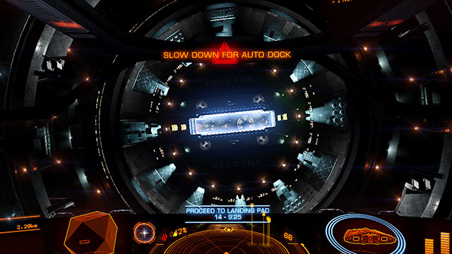 Automatic landing is a piece of cake - Automatic docking - Docking and takeoff - Elite: Dangerous - Game Guide and Walkthrough