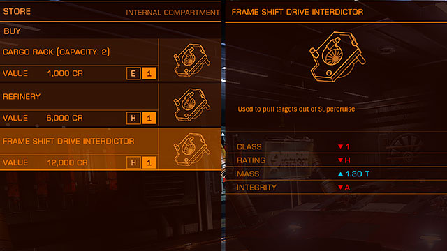 To get the other ship out of the SC you will need the FSD Interdictors (Frame Shift Drive Interdictor), available on most of the cosmic stations - Frame Shift Drive - Travelling - Elite: Dangerous - Game Guide and Walkthrough