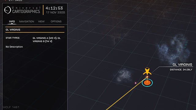 To use the scanner, look at the galaxy map and find the closer area without any description - Professions - Earning your first money - Elite: Dangerous - Game Guide and Walkthrough