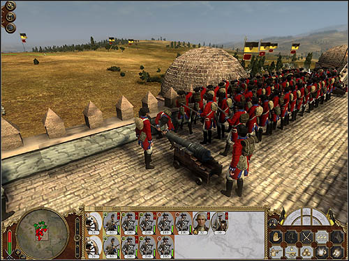 The first thing you have to do after entering the fort is to go to the center of the square and stay there for a while - Game Mechanics - Sieges from the attacker perspective - Sieges - Empire: Total War - Game Guide and Walkthrough