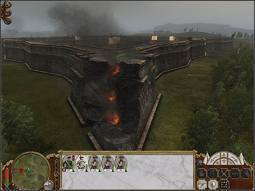 If you have time, you can destroy that parts of walls where enemy cannons are deployed - Game Mechanics - Sieges from the attacker perspective - Sieges - Empire: Total War - Game Guide and Walkthrough