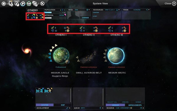 System View - FIDS - Planetary System - Endless Space - Game Guide and Walkthrough