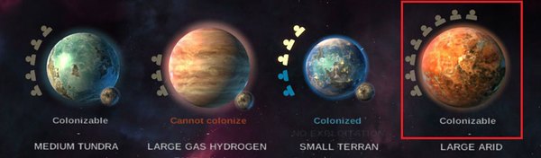 Planet view with a colonization option appears - Colonization of another planet in the system - Colonization - Endless Space - Game Guide and Walkthrough
