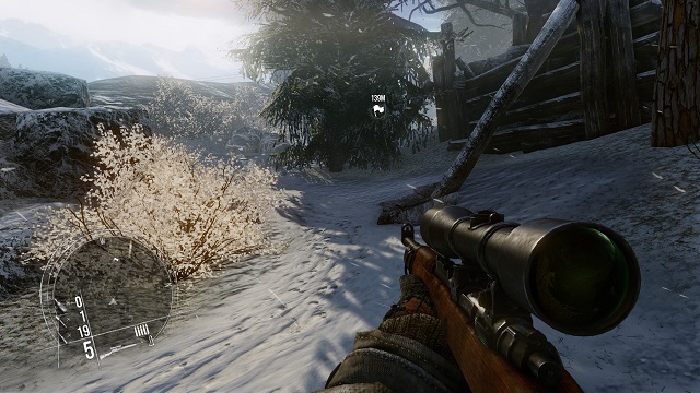 Without the marker you wouldnt be able to find the route. - Mission 10 - Winter in Vemork - Singleplayer campaign mode - Enemy Front - Game Guide and Walkthrough