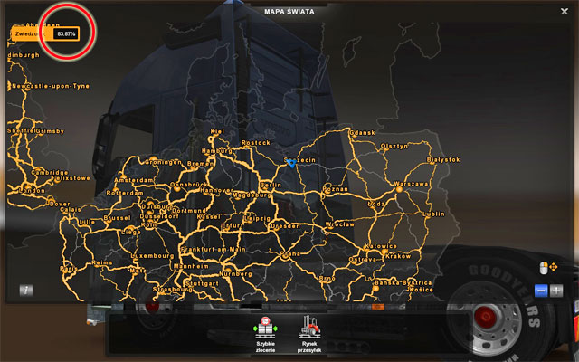 3 - Steam achievements (100%) - First steps - Euro Truck Simulator 2 - Game Guide and Walkthrough