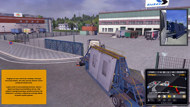 When you get to your destination place, you may use quick park system, but this will cost you experience points - Driver - lessee - Carrier - Euro Truck Simulator 2 - Game Guide and Walkthrough
