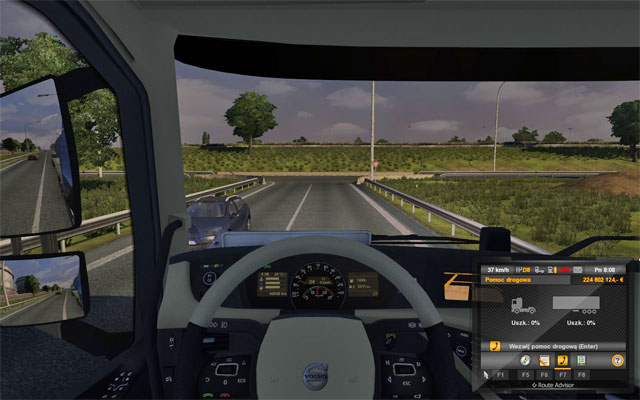 A truck is not a car and you have to get used to it - Steering - Driving your truck - Euro Truck Simulator 2 - Game Guide and Walkthrough