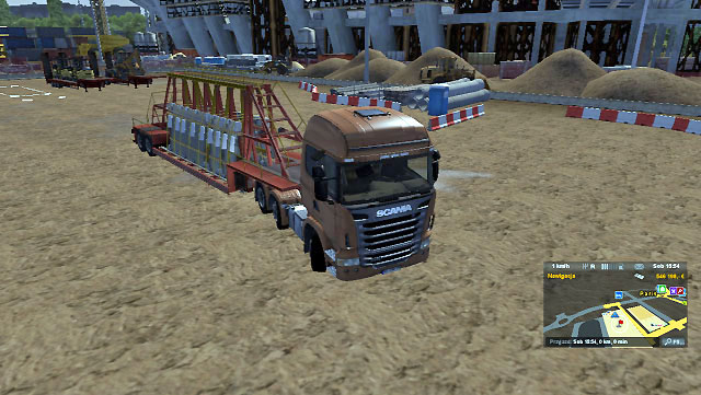 When the trailer is turned enough, start turning the wheel the other way to set the truck straight - Park the trailer - Driving your truck - Euro Truck Simulator 2 - Game Guide and Walkthrough