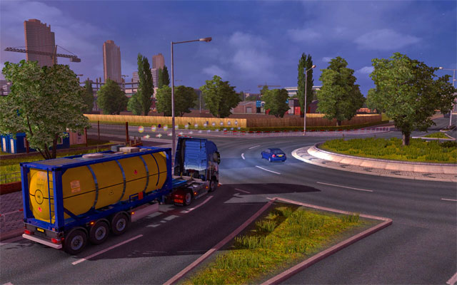 When you get to Great Britain you have to get used to the left hand traffic quickly - Great Britain - Country description - Euro Truck Simulator 2 - Game Guide and Walkthrough