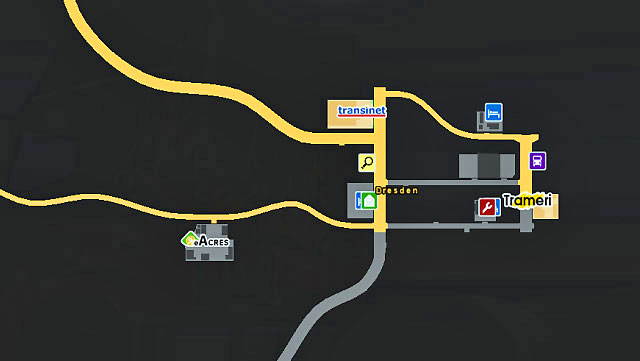 Dresden is located near a vital route leading from north to south (Berlin - Prague) and from east to west (Wroclaw - Frankfurt) - Germany - Cities - Euro Truck Simulator 2 - Game Guide and Walkthrough
