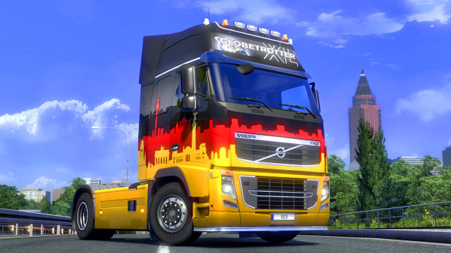 This add-on gives you four additional paint jobs in the France colors - Official add-ons - DLC - Euro Truck Simulator 2 - Game Guide and Walkthrough