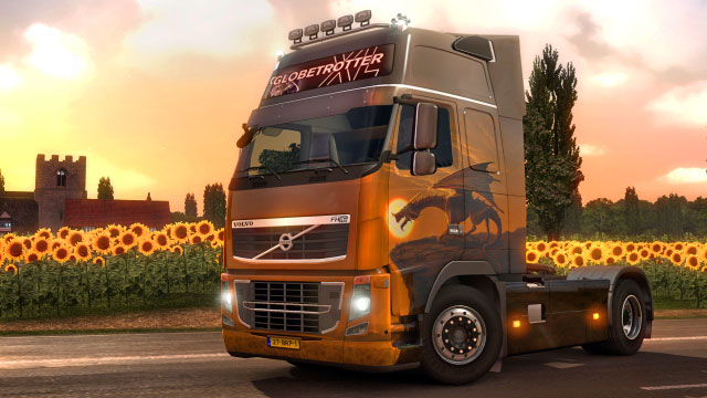 This add-on gives you four additional paint jobs in the German colors - Official add-ons - DLC - Euro Truck Simulator 2 - Game Guide and Walkthrough