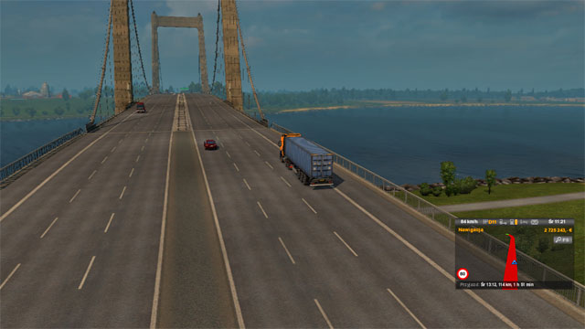 The eastern part of the country is rich in impressive bridges - Denmark - Roads characteristic - Euro Truck Simulator 2: Scandinavian Expansion - Game Guide and Walkthrough