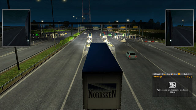 Unfortunately, to drive across a bridge, you have to pay - Denmark - Roads characteristic - Euro Truck Simulator 2: Scandinavian Expansion - Game Guide and Walkthrough