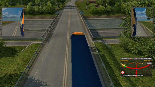 The city is located to the west of the motorway - Denmark - Cities - Euro Truck Simulator 2: Scandinavian Expansion - Game Guide and Walkthrough