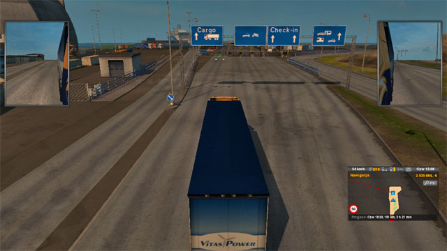 In the town, you will find a company, a gas station, a service shop, a garage and a port - Denmark - Cities - Euro Truck Simulator 2: Scandinavian Expansion - Game Guide and Walkthrough