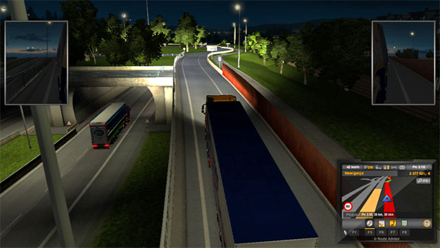 The interesting thing about this city is its size and the motorway that goes beneath it - Norway - Cities - Euro Truck Simulator 2: Scandinavian Expansion - Game Guide and Walkthrough
