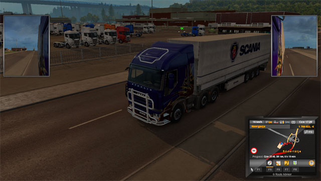 The only object in this town is the Scania company building, from which you can take transport tasks - Sweden (part 2) - Cities - Euro Truck Simulator 2: Scandinavian Expansion - Game Guide and Walkthrough