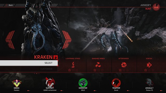 Kraken is a Monster that can float and fly - Kraken - Monsters - Evolve - Game Guide and Walkthrough