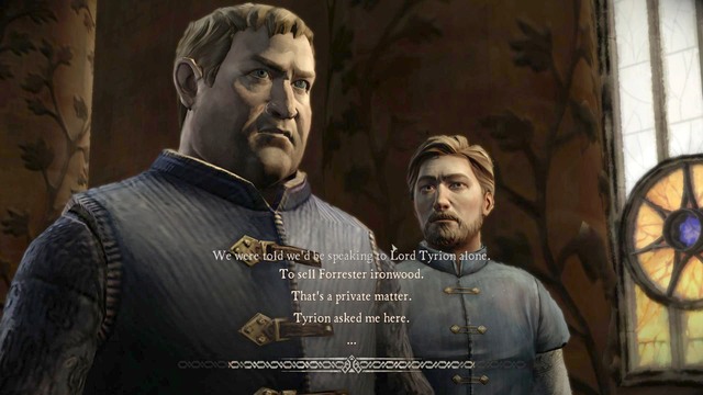 To sell Forrester ironwood / Lord Andros will remember that - Chapter 4 - Episode 2: The Lost Lords - Game of Thrones: A Telltale Games Series - Game Guide and Walkthrough