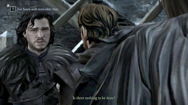 Regardless of the situation, the course of the conversation with Frostfinger remains the same - Chapter 1 - Game of Thrones: A Telltale Games Series - Game Guide and Walkthrough