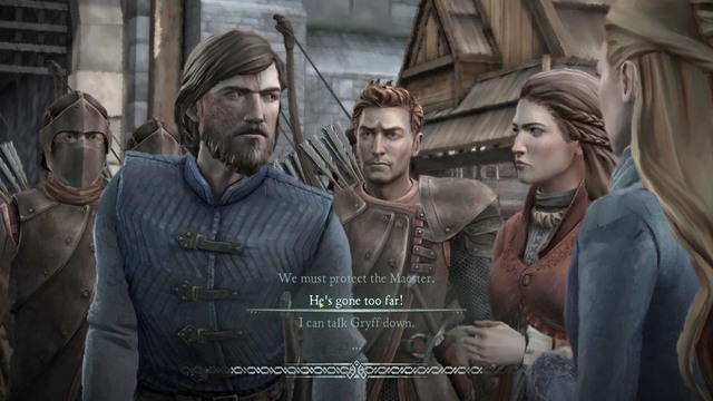 After the conversation with Cotter or Finn and Cotter, you cut back to Rodrik - Chapter 3 - Game of Thrones: A Telltale Games Series - Game Guide and Walkthrough