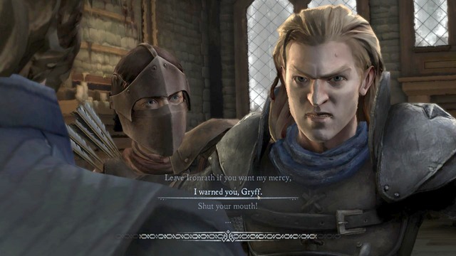 The conversation initiates a series of choices that make up one big important choice - Chapter 3 - Game of Thrones: A Telltale Games Series - Game Guide and Walkthrough