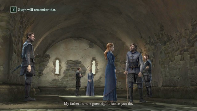 After it is confirmed that the character you meet is Cotters sister, you cut back to Rodrik - Chapter 6 - Episode 4: Sons of Winter - Game of Thrones: A Telltale Games Series - Game Guide and Walkthrough