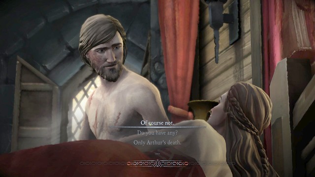 Chapter six starts with a conversation with Elaena (if you invited her over youll be in bed) - Chapter 6 - Episode 5: A Nest of Vipers - Game of Thrones: A Telltale Games Series - Game Guide and Walkthrough