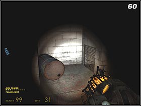Find a way between the cars and head to a narrow passage (#59) - Lowlife - Walkthrough - Half-Life 2: Episode One - Game Guide and Walkthrough
