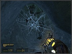 Kill the barnacles and head to the illuminated entrance (straight ahead and then left) - This Vortal Coil p. III - Walkthrough - Half-Life 2: Episode Two - Game Guide and Walkthrough