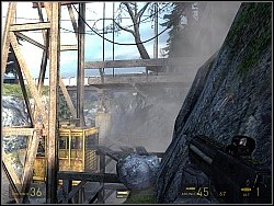 Remove the rock standing on your way and move quickly to the lift - Freeman Pontifex p. I - Walkthrough - Half-Life 2: Episode Two - Game Guide and Walkthrough
