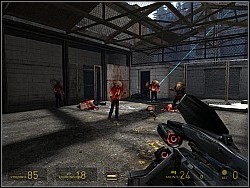 When the music is over, kill the rest of the zombies and go into the opposite direction to the laser beam - Freeman Pontifex p. III - Walkthrough - Half-Life 2: Episode Two - Game Guide and Walkthrough