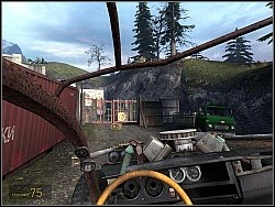 Get out of the car and head to a tunnel - Shotgun Ride p. II - Walkthrough - Half-Life 2: Episode Two - Game Guide and Walkthrough