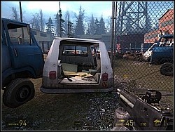 Walk through that van and watch out for headcrabs and zombies - Under the radar p. I - Walkthrough - Half-Life 2: Episode Two - Game Guide and Walkthrough