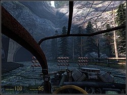 When you drive out of the tunnel you will hear a stider - Under the radar p. III - Walkthrough - Half-Life 2: Episode Two - Game Guide and Walkthrough