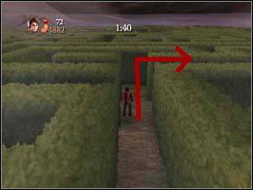 Now go straight ahead and then go to the first path on the right - Triwizard task 3 - The maze - Walkthrough - Harry Potter and the Goblet of Fire - Game Guide and Walkthrough