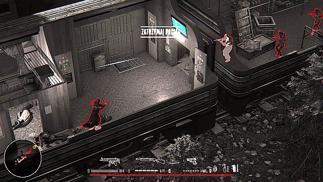 Practically the only moment in the whole train level in which you must proceed with caution. - Mission 3 - Train - Hatred - Game Guide and Walkthrough