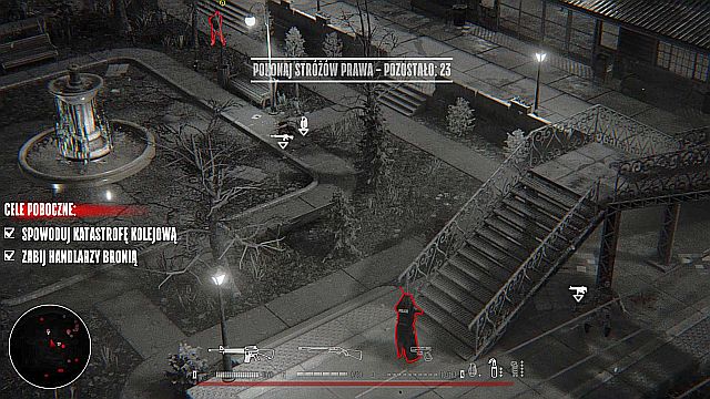 Enemies will try to attack you from different sides. - Mission 4 - Train Station - Hatred - Game Guide and Walkthrough