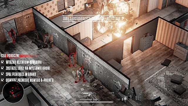 Hiding inside buildings is not a viable option anymore... - Mission 5 - Downtown - Hatred - Game Guide and Walkthrough