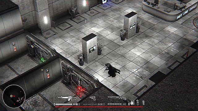 Theres nothing interesting here, so just take the elevator. - Mission 7 - Power Plant - Hatred - Game Guide and Walkthrough