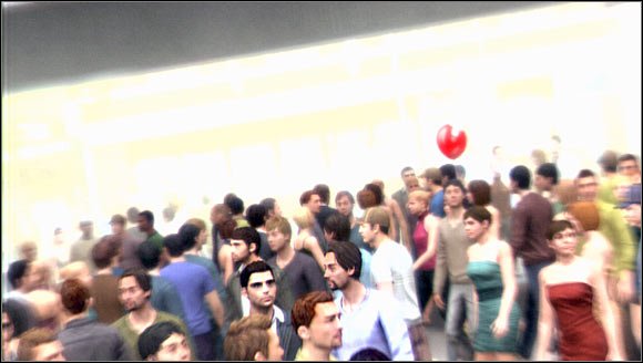 Now you have to look for the red balloon - Walkthrough - The Mall - Walkthrough - Heavy Rain - Game Guide and Walkthrough