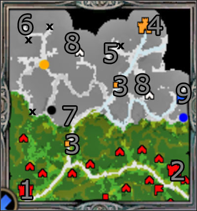 Hero: Freyda will reach 27 level of experience maximally in this scenario - Campaign 1, Mission 4 - Negotiations - Campaign 1 - Freyda's Dilema - Heroes of Might and Magic V: Hammers of Fate - Game Guide and Walkthrough