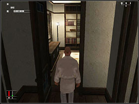 Here you'll find the doctor's outfit. - Flatline - Walkthrough - Hitman: Blood Money - Game Guide and Walkthrough