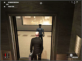 Wait until Hendrik Schmutz, your second target, enters the elevator and repeat the whole process - The House of Cards - Walkthrough - Hitman: Blood Money - Game Guide and Walkthrough