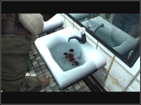 If the knife is hidden, switch to Tyler and go into the first toilet on the right - INVESTIGATION Doc's Diner - Indigo Prophecy / Fahrenheit - Game Guide and Walkthrough