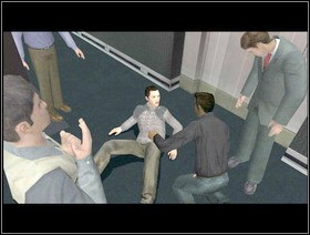 You end up on the floor and everybody will be wondering whats wrong with you (-20%) - ALTERNATE REALITY Naser & Jones Bank - Indigo Prophecy / Fahrenheit - Game Guide and Walkthrough