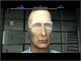 After that you will start a conversation with the doctor - RECONSTRUCTION Mortuary - Indigo Prophecy / Fahrenheit - Game Guide and Walkthrough