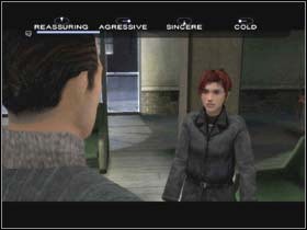 You will continue the conversation - LOST LOVE Lucas' Apartment - Indigo Prophecy / Fahrenheit - Game Guide and Walkthrough